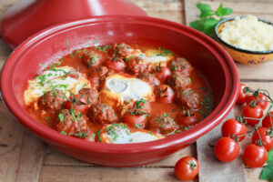 Moroccan kefta tagine